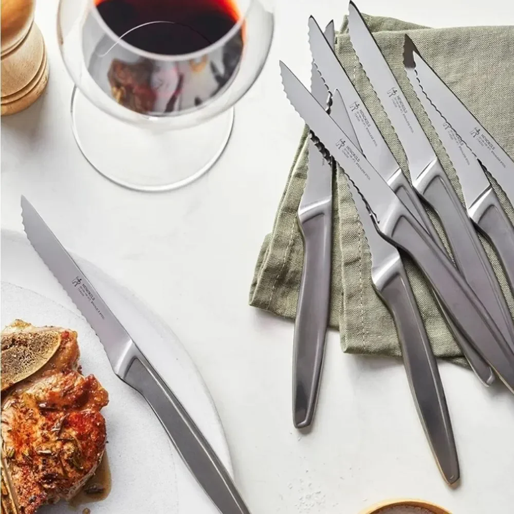 Zwilling Henckels Serrated‎ 8PC Stainless Steel Steak Knife Set